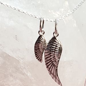 Sterling Silver necklace with Angel Wings pendant